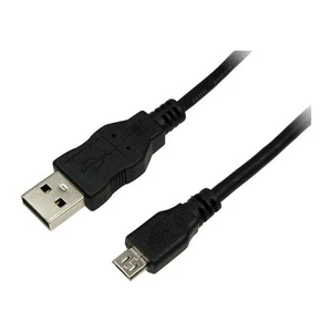 LogiLink CU0057 USB 2.0 VerlängerungskabelUSB-A > USB Micro-B schwarz 0,6 m - Bild 1 von 1