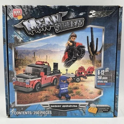 NEW Block Tech Mean Streets DESERT ADVENTURE Construction Set ~250 PC 6-12 Yr - Image 1 of 4