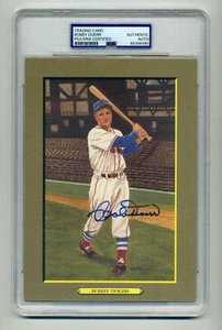 BOBBY DOERR PSA/DNA SIGNED PEREZ STEELE GREAT MOMENTS CARD - Picture 1 of 1