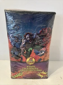 1995 Pyro caps 24 Packs Box Sealed 8 caps,1 Slammer -1 Card Per Pack -Damaged- - Picture 1 of 16