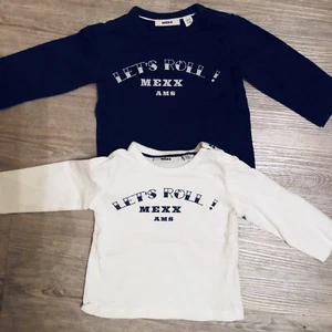 2 Mexx Langarmshirt  Für Zwillinge Gr. 50 Babybekleidung - Bild 1 von 2