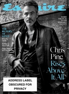 Chris Pine Esquire Magazine March 2023 BRAND NEW - Picture 1 of 1