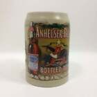 1991 Anheuser Busch Beer Stein Mug Budweiser Bottled Beer By Ceramarte