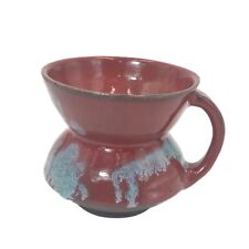 Unique Handmade - Glazed Pottery Mug Stoneware - Artist Signed Serge Ballif 