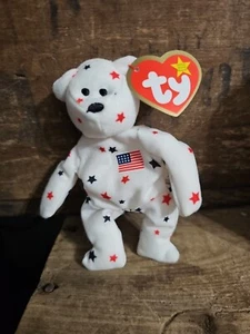 Ty McDonald's Teenie Beanie Baby Glory the Bear 1993 - Picture 1 of 5