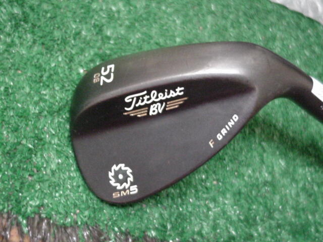 Nice Titleist Vokey Sm5 Black Spin Milled 52-08 52 degree Gap