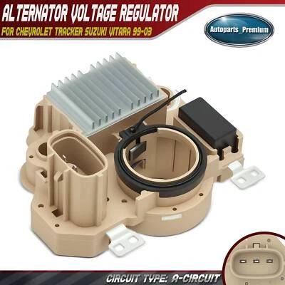 Alternator Regulator with Brushes for Chevrolet Tracker Suzuki Vitara 1999-2003 - Image 1 of 4