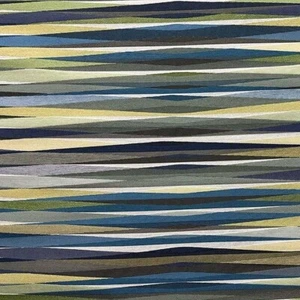 Maharam Overlapping Stripe Palm Paul Smith Upholstery Fabric By the Yard SF3580 - Picture 1 of 1