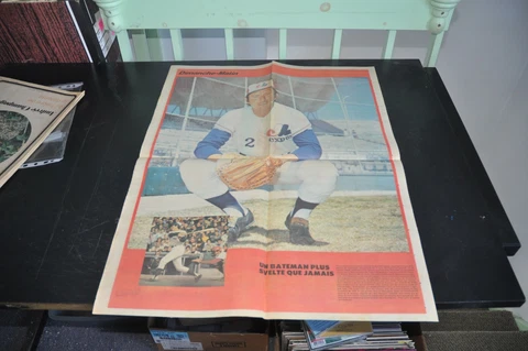 Montreal expos baseball mlb colour poster lot of 11 1972 rusty staub stoneman Cover