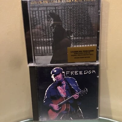 Lot Of 2 Neil Young CD Gold Rush & Freedom - Image 1 of 4