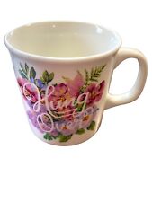 Genuine Fred HUNG OVER Floral Porcelain Novelty Funny Coffee Mug Day After 16Oz