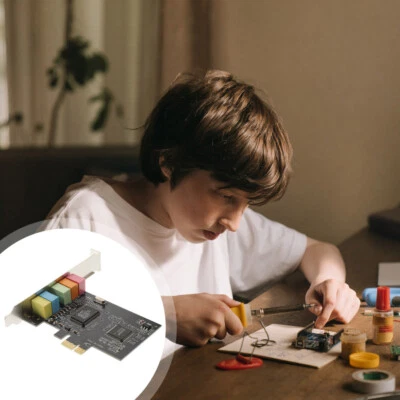 PCIe to 5.1 Internal Sound with Low Profile Bracket 5 Interfaces 6 Digital Sound - Image 1 of 4