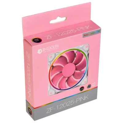 ID-COOLING ZF-12025-PINK Case Fan 120mm 5V 3 PIN Addressable RGB Cooling Fan MB - Image 1 of 4