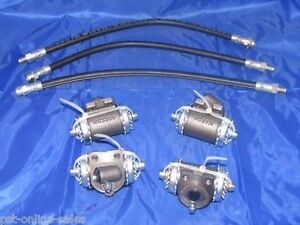 4 Wheel Cylinders, Brake Hoses 46 47 48 Chevrolet Chevy Cars 1946 1947 1948