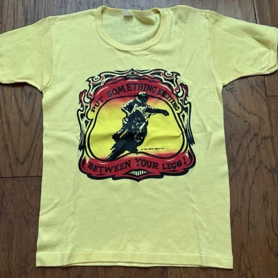 Vintage 1973 The Rat’s Hole Put Something Exciting Between Your legs T-Shirt - Image 1 of 4