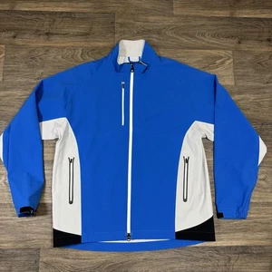 Chaqueta Footjoy Dryjoys Tour XP para hombre XLarge cremallera rendimiento golf azul - Imagen 1 de 14
