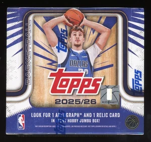 2025-26 Topps NBA Basketball Jumbo Hobby Box BRAND NEW FACTORY SEALED - Picture 1 of 6