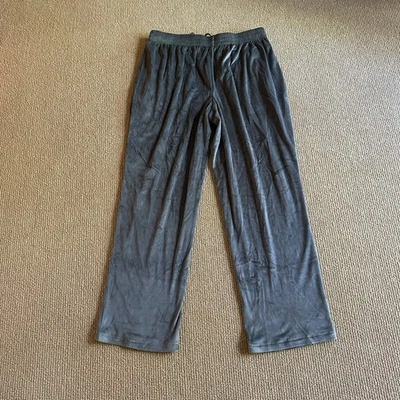Skims Gunmetal Velour Track Pants, Size Large New - Image 1 of 3