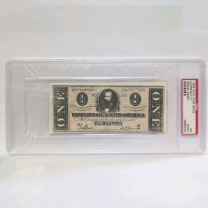 1962 A&BC - Civil War News Currency - $1 - Type 1 -PSA 5 (MC)  SN#3691 EX Cond - Picture 1 of 5