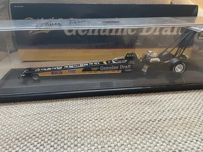 Larry Dixon Jr - 1/24 Miller Genuine Draft NHRA Dragster - 1995 - AUTOGRAFIADO Foto 1 de 4