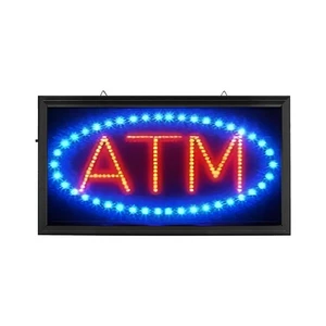 Letrero abierto de luz de neón LED con animación encendido/apagado y encendido/apagado dos interruptores para... - Imagen 1 de 7