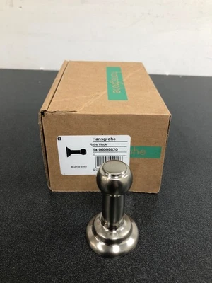 Hansgrohe 06099820 C Accesorios Gancho para bata individual - Níquel cepillado Foto 1 de 2