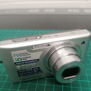 Sony Cyber-shot DSC-W380 14.1MP Digital Camera in silver,Charger, case & manual - Picture 1 of 19