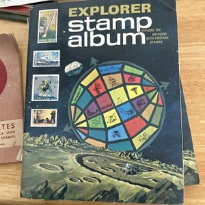 Gran colección mundial de estampillas en álbum Explorer He Harris 1969... ¡Grande! - Imagen 1 de 10