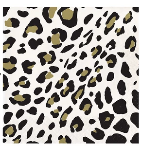 Safari Jungle Animal Leopard | Cheetah Party Paper Napkins Serviettes x 16 - Picture 1 of 1