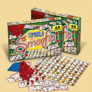 TOMBOLA DELLA SMORFIA NAPOLETANA 48 CARTELLE - Foto 1 di 1