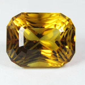9.91Cts Natural Fantastic Citrine 14.2x11mm Radiant Cut Loose Gemstone REF Video - Picture 1 of 3