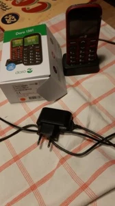 GSM DORO 1362 rouge PhoneEasy gsm Spécial Senior acheté il y a 1 an - Zdjęcie 1 z 2
