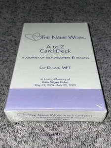 The Name Work: A to Z Card Deck LILY DULAN MFT Healing, Self-Discovery, Grieving - Picture 1 of 3