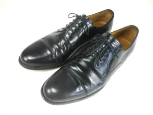Cole Haan Zapatos para Hombre Puntera Gorra Cuero 12 M Vestido Oxford Cuero Negro - Imagen 1 de 12