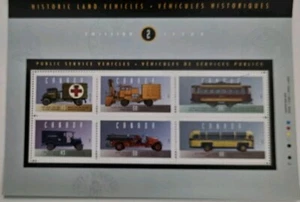 Canada 1994 Historic Public Service Vehicles #1527 SS Of 6 MNH - Picture 1 of 1