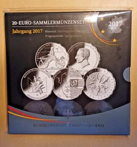 20-Euro-Sammlermünzset 2017 - Bild 1 von 2