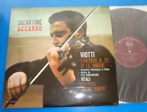 Salvatore Accardo VIOTTI Concerto No.22 VIALI Ciaccona - RCA Italiana ML 20217 - Picture 1 of 2