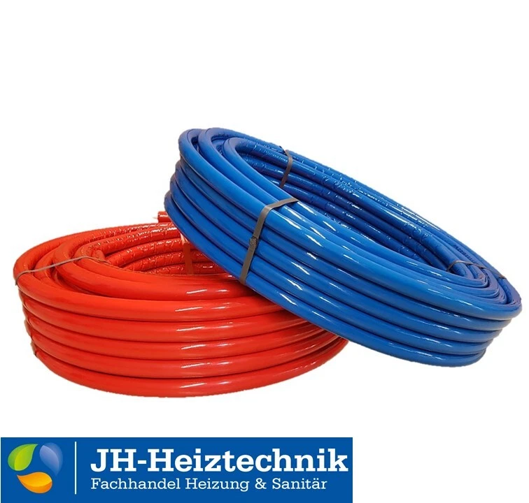 Comisa Verbundrohr 16x2 mm 20x2 mm 26x3 mm isoliert rot oder blau GEG 50%  DVGW - Bild 1 von 1