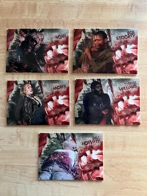 Набор вставок 2016 Topps The Walking Dead Survival Walker Bite (5) почти как новые - Изображение 1 из 2