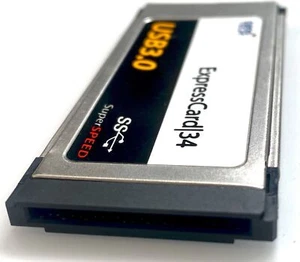 Apple Mac OS X ExpressCard/34 2x USB 3.0 Adapter 10.7.x 10.8.x 10.9.x Native OSX - Bild 1 von 10