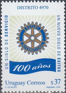 Uruguay 100th Ann Rotary International 2005 MNH-5,50 Euro - Picture 1 of 1