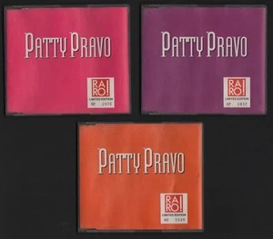 3 CD SINGOLI PATTY PRAVO LIMITED EDITION NUMBERED COPIES RARO! RECORDS 1995 - Picture 1 of 2