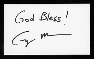 Guy Mezger UFC MMA Kampfsport Kämpfer Champ signiert 3x5 Karteikarte E27005 - Bild 1 von 1