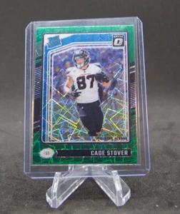 2024 Panini Donruss Optic - Rated Rookie Cade Stover #218 Green Velocity Prizm  - Picture 1 of 2