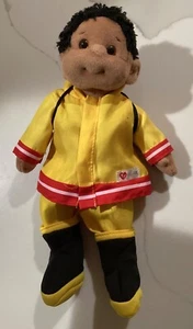 Ty Vintage Beanie Kids RASCAL African American Plush Doll Fireman’s Outfit 10” - Picture 1 of 4