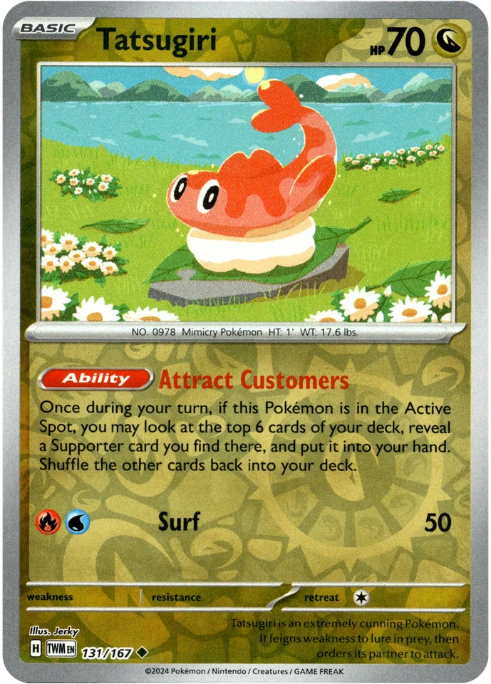 Tatsugiri - 131/167 - Twilight Masquerade - Reverse Holo - Image 1 of 1