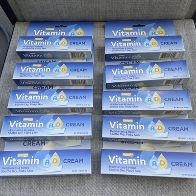 (10) Creme NATUREPLEX Vitamina A&D hidrata pele seca escamosa 1,5 oz EUA 5/27 O4 - Imagem 1 de 4