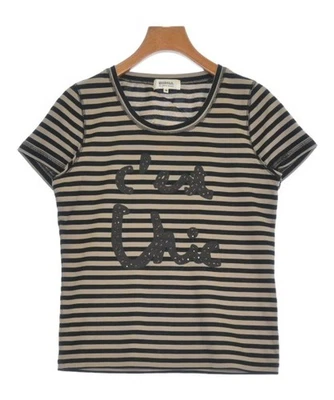 SONIA BY SONIA RYKIEL T-shirts/Cut & Sewns BeigexBlack(Border) 2200610103322 - Image 1 of 4