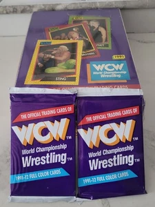 1991 Wrestling WCW Official Trading Cards Wax Box Set Impel Sealed + 2 PACKS! - Bild 1 von 7