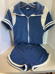 Vintage 80 Adler Strick Sport Shorts und Top M Baumwolle/Polyester Damen.    "RM" - Bild 1 von 4